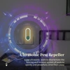 Kép 6/10 - Ultrahangos LED éjszakai elektromos szúnyogölővel, poloskazár lámpa, nem mérgező - Fehér