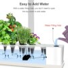Kép 7/14 - Intelligens hidroponikus beltéri termesztőrendszer 9 hüvelyes automatikus időzítés állítható 15 W-os LED növekedési lámpákkal 2 literes víztartály Intelligens vízszivattyú