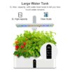 Kép 14/14 - Intelligens hidroponikus beltéri termesztőrendszer 9 hüvelyes automatikus időzítés állítható 15 W-os LED növekedési lámpákkal 2 literes víztartály Intelligens vízszivattyú