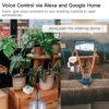 Kép 9/20 - Tuya WiFi digitális intelligens automata mikro-csepegő öntözésvezérlő napelemmel az automatikus kerti öntözőrendszerhez, kompatibilis az Alexa Google Voice Control szolgáltatással