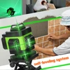 Kép 20/20 - KKmoon Multifunkcionális 4D 16 soros lézeres vízszintes 3°-os önszintező gép függőleges vízszintes dönthető, vonalba állítható szintező szerszámmal