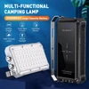 Kép 2/19 - TOMSHOO LED kültéri kempinglámpás vezeték nélküli töltővel 20000mAh USB újratölthető