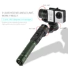 Kép 9/13 - hohem HG3 3 tengelyes kézi gimbal akciókamera stabilizátor - Zöld