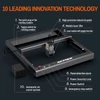 Kép 6/16 - ACMER P2 22W-os lézergravírozó automata levegő-rásegítő rendszerrel
