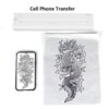 Kép 9/17 - Vezeték nélküli újratölthető tetováló transzfer stencilnyomtató Android, iOS, telefon, PC kompatibilis - Fehér