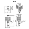 Kép 6/13 - Továbbfejlesztett Hotend készlet bevonattal, réz fűtőblokk, hőtörés, magas hőmérséklet 300 ℃