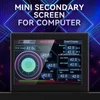Kép 12/12 - 3,5 hüvelykes IPS számítógép-monitor CPU GPU felügyeleti alképernyő ABS ház támogatása - Fekete