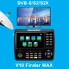 Kép 3/14 - iBRAVEBOX V10 Finder Max HD műholdas TV jelkereső DVB-S/S2/S2X digitális kézi jelmérő műholdkereső H.265 4,3 hüvelykes LCD a parabolaantenna beállításához