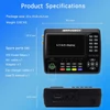 Kép 11/14 - iBRAVEBOX V10 Finder Max HD műholdas TV jelkereső DVB-S/S2/S2X digitális kézi jelmérő műholdkereső H.265 4,3 hüvelykes LCD a parabolaantenna beállításához