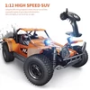 Kép 7/12 - 1:12 2,4G nagy sebességű 35 km/h távirányítós teherautó 4WD terepjáró LED lámpákkal