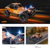 Kép 12/12 - 1:12 2,4G nagy sebességű 35 km/h távirányítós teherautó 4WD terepjáró LED lámpákkal