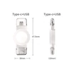 Kép 3/8 - W98 hordozható Apple Watch Type-C USB vezeték nélküli töltő iWatch Ultra sorozathoz 8 7 SE 6 5 4 3 2 1 - Fekete