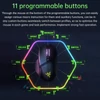 Kép 16/19 - Razer V3 Pro vezeték nélküli RGB játékegér 30000 DPI optikai érzékelővel Chroma Hyperspeed Ergonomikus kialakítás 11 programozható gombbal - Fekete