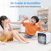 Kép 10/16 - Hordozható mini klíma ventilátor asztali léghűtő párásító