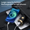 Kép 8/14 - Többfunkciós 3 az 1-ben autós vezeték nélküli porszívó, nagy teljesítményű porszívó és PowerBank és lámpa - Fekete