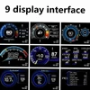 Kép 7/9 - Autó HUD kijelző OBDⅡ+GPS Intelligens nyomtáv nagyfelbontású sebességmérő
