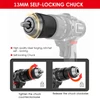 Kép 6/16 - 21 V-os akkus Változtatható sebességű ütveütvefúró-csavarhúzó 200 Nm nyomaték 20+3 pozíció 0-2150 ford./perc műanyag szerszámos dobozzal - 2 akkumulátor