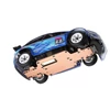 Kép 3/12 - WLtoys 284010 1/28 2.4GHz 30KM/H távirányítós versenyautó RTR fém vázzal