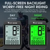 Kép 10/20 - WEST BIKING 5 nyelvű kerékpár sebességmérő, stopper IPX6 vízálló - vezetéknélküli