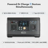 Kép 2/13 - Flashfish P63 hordozható 140400mAh/520Wh napelemes generátor 500W CPAP akkumulátoros erőmű 2 230V AC kimenettel / 4 DC port / 1 gyorstöltő port / 2 USB port / 1 automatikus port