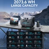 Kép 12/17 - DaranEner NEO2000 hordozható erőmű 2000 W 2073,6 Wh kapacitású LiFePO4 akkumulátoros vészhelyzeti mobil napelemes generátor