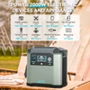Kép 4/12 - GOFORT 2000 W-os hordozható erőmű, 436800 mAh/1573 Wh napelemes generátor DC/AC/C típusú/USB aljzatokkal