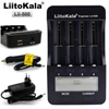 Kép 11/11 - LiitoKala Lii-500 4 nyílásos LCD legokosabb akkumulátortöltő készlet autós töltő EU adapterrel