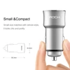 Kép 10/20 - ROCK H2 Dual USB autós töltő digitális LED kijelzővel 5V/3.4A alumíniumötvözet gyorstöltő feszültségfigyelő iPhone Samsung készülékhez