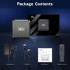 Kép 2/18 - X98Q Android 11.0 Smart TV Box Amlogic S905W2 UHD 4K médialejátszó 2.4G/5G kétsávos WiFi AV1 VP9 H.265 dekódoló távirányító - 8GB