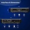 Kép 11/18 - X98Q Android 11.0 Smart TV Box Amlogic S905W2 UHD 4K médialejátszó 2.4G/5G kétsávos WiFi AV1 VP9 H.265 dekódoló távirányító - 8GB