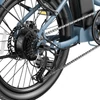 Kép 20/20 - FAFREES F20 Light Összecsukható városi E-bike 20*1,95 hüvelykes gumiabroncs 250W motor 90-100km Max tartomány 7 sebességváltó LCD kijelzővel hátsó fogasléc - Kék