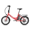 Kép 17/20 - FAFREES F20 Light Összecsukható városi E-bike 20*1,95 hüvelykes gumiabroncs 250W motor 90-100km Max tartomány 7 sebességváltó LCD kijelzővel hátsó fogasléc - Piros