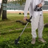 Kép 5/10 - Akkus fűnyíró Weed Wacker 21V gyomirtó gép LCD képernyővel Könnyű, állítható magasságú fém vágópenge - 2 akkumulátor