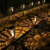 Kép 4/7 - Napelemes fűnyíró lámpa kültéri ösvényen világos táj dekoratív kerti lámpák - Fehér