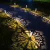 Kép 7/7 - Napelemes fűnyíró lámpa kültéri ösvényen világos táj dekoratív kerti lámpák - Meleg fehér