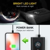 Kép 3/16 - 3 az 1-ben hordozható autós légkompresszor, vezeték nélküli digitális gumiabroncs-felfújó automatikus szivattyú 150 PSI LED lámpával