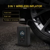 Kép 5/16 - 3 az 1-ben hordozható autós légkompresszor, vezeték nélküli digitális gumiabroncs-felfújó automatikus szivattyú 150 PSI LED lámpával