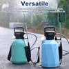 Kép 5/10 - USB újratölthető vállas elektromos permetező, porlasztó, többfunkciós kerti eszköz - Kék, változat 2