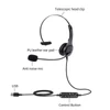 Kép 7/10 - Egyoldalas USB vezetékes headset Call Center monó fejhallgató