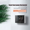 Kép 8/17 - Intelligens hőszivattyús szobatermosztát hőmérséklet-szabályozó 4,8 hüvelykes színes LCD képernyő, programozható érintésvezérlés (WiFi-vel) - Fekete