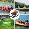 Kép 2/20 - STERMAY 16PSI intelligens kétfokozatú levegőszivattyú 6 db fúvókával, LCD kijelzővel 6000 mAh elektromos szivattyú támogatja a felfújást és leeresztést