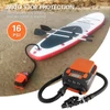Kép 4/20 - STERMAY 16PSI intelligens kétfokozatú levegőszivattyú 6 db fúvókával, LCD kijelzővel 6000 mAh elektromos szivattyú támogatja a felfújást és leeresztést