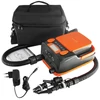 Kép 10/20 - STERMAY 16PSI intelligens kétfokozatú levegőszivattyú 6 db fúvókával, LCD kijelzővel 6000 mAh elektromos szivattyú támogatja a felfújást és leeresztést