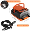 Kép 13/20 - STERMAY 16PSI intelligens kétfokozatú levegőszivattyú 6 db fúvókával, LCD kijelzővel 6000 mAh elektromos szivattyú támogatja a felfújást és leeresztést