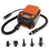 Kép 17/20 - STERMAY 16PSI intelligens kétfokozatú levegőszivattyú 6 db fúvókával, LCD kijelzővel 6000 mAh elektromos szivattyú támogatja a felfújást és leeresztést