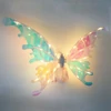 Kép 2/8 - Elf Fairy Wings jelmeztartozék LED lámpa nélkül