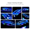 Kép 5/5 - 2,4G 20km/h, kétmotoros vízálló távirányítós motorcsónak LED lámpákkal - Kék, 3 akkumulátor