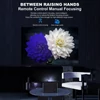 Kép 7/17 - 4500 Lumen intelligens, 230 hüvelykes LCD multimédiás filmprojektor 2,4G+5G WiFi beépített hangszóró, alacsony zajszintű hordozható, okostelefonnal, TV Stick, laptoppal kompatibilis