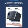 Kép 10/17 - 4500 Lumen intelligens, 230 hüvelykes LCD multimédiás filmprojektor 2,4G+5G WiFi beépített hangszóró, alacsony zajszintű hordozható, okostelefonnal, TV Stick, laptoppal kompatibilis