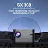 Kép 11/17 - 4500 Lumen intelligens, 230 hüvelykes LCD multimédiás filmprojektor 2,4G+5G WiFi beépített hangszóró, alacsony zajszintű hordozható, okostelefonnal, TV Stick, laptoppal kompatibilis